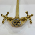 Unlacquered Brass Hammered Vanity Sink Faucet