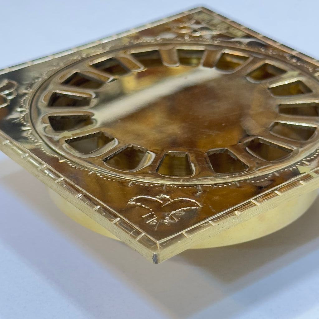 Handmade Brass Drain with handcrafted design