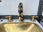 Elegant Brass Widespread Faucet