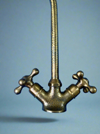 Unlacquered Brass Hammered Vanity Sink Faucet