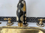 Elegant Brass Widespread Faucet