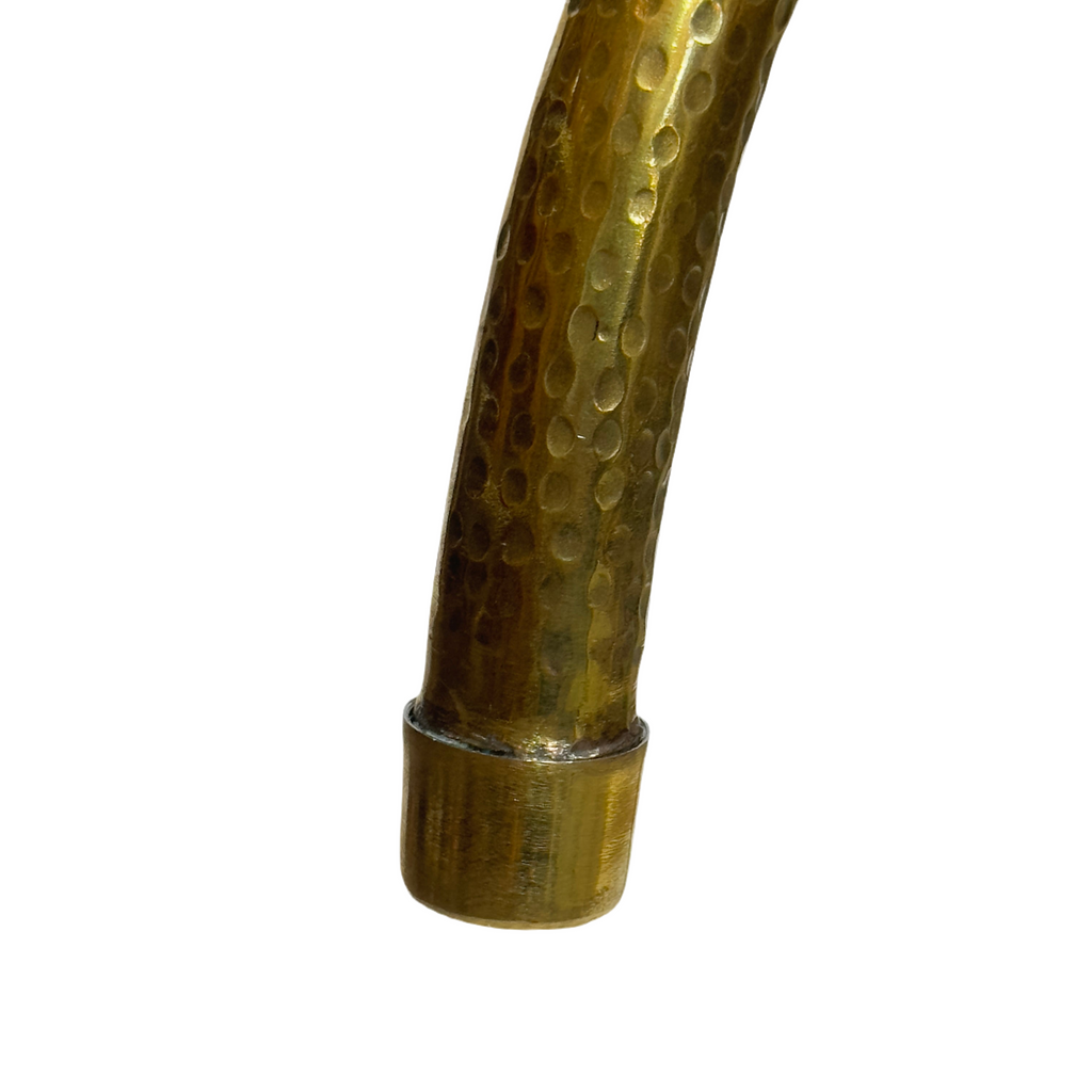 Unlacquered Brass Hammered Vanity Sink Faucet