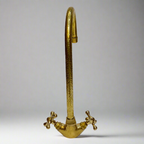Unlacquered Brass Hammered Vanity Sink Faucet